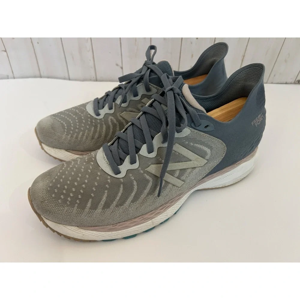 New Balance Fresh Foam X 860v Womens Sz 11 W Blue Gray Sneakers